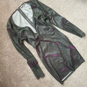 Holographic bodycon, mini dress